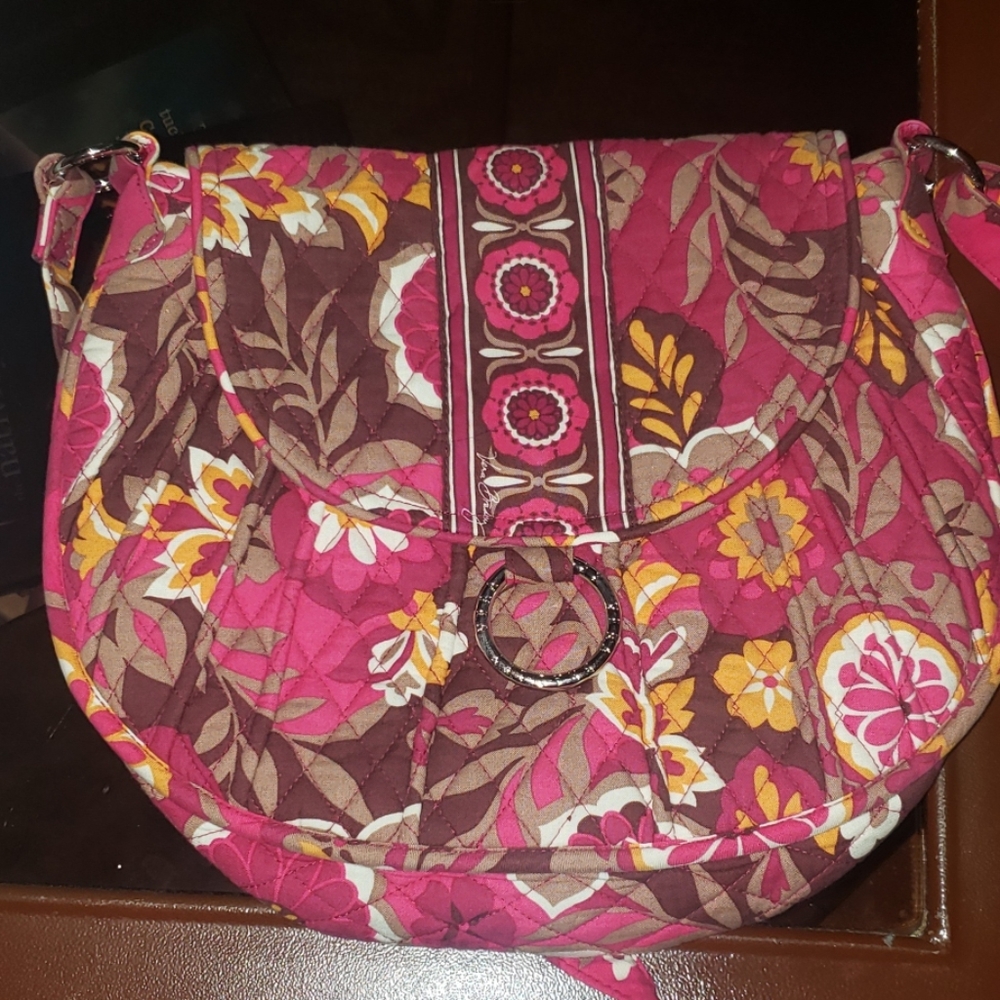 Vera Bradley saddle Bag
